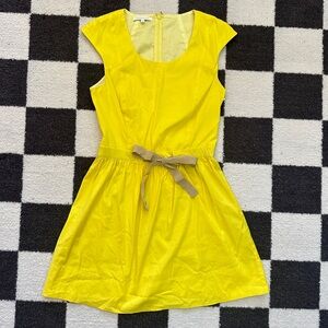 Patrizia Pepe banana yellow dress